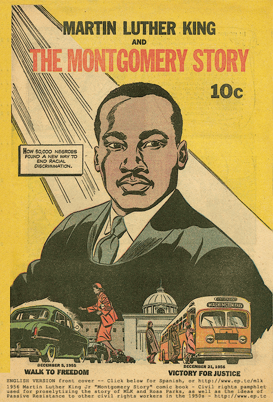 1956 Martin Luther King Montgomery Story Comic Book