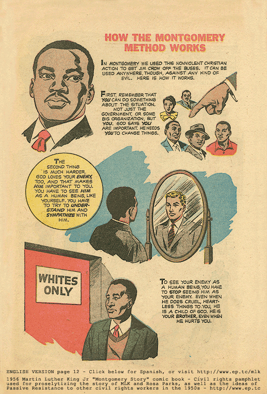 1956 Martin Luther King Montgomery Story Comic Book