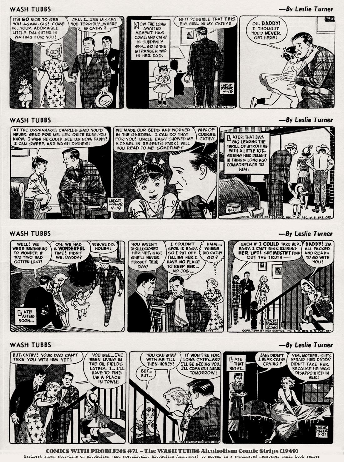 COMICS WITH PROBLEMS #71: The Alcoholics Anonymous Comic Strips of WASH ...